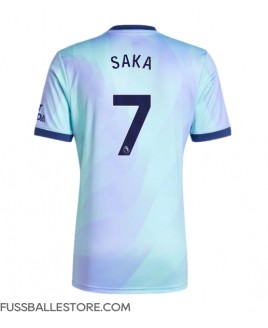 Günstige Arsenal Bukayo Saka #7 3rd trikot 2024-25 Kurzarm